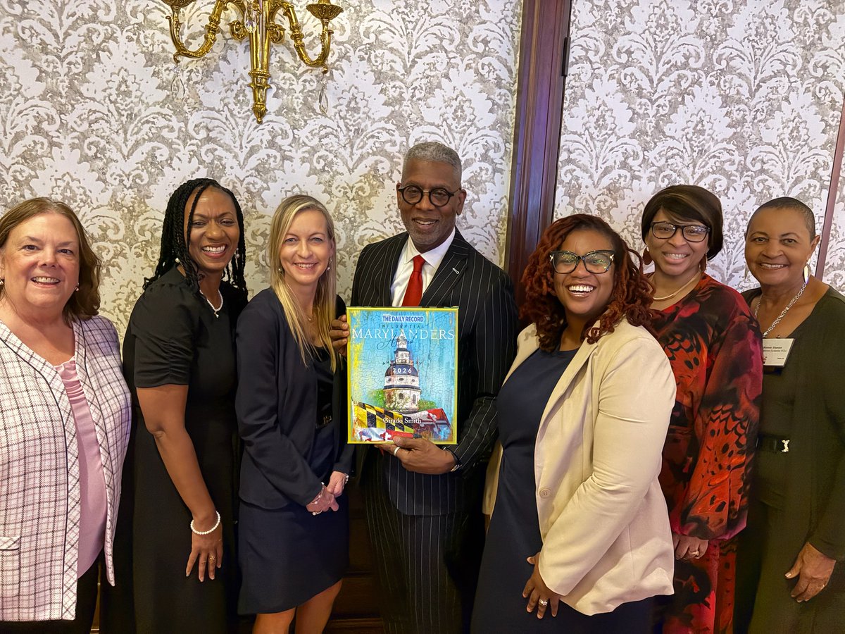 ESFCU's tweet photo. We’re proud to celebrate Girado Smith, President/CEO of Educational Systems Federal Credit Union, for being named a 2026 Influential Marylander by The Daily Record in the Finance category!

Congrats to Girado and all of this year’s Influential Marylander honorees. 
@mddailyrecord https://t.co/T43egk3mNt