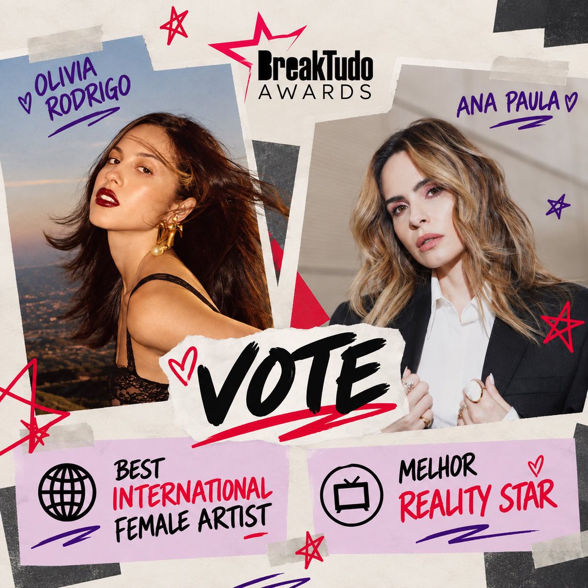 cfaprenault's tweet photo. 💿 RENAULTS & LIVIES 💿

Em parceria com @sstatsoir, vamos unir Renaults e Livies em um mutirão pelo BreakTudo Awards!

Votem em OLIVIA RODRIGO na categoria ARTISTA FEMININA INTERNACIONAL:
🔗 https://t.co/cYYrssJcyB

Votem em ANA PAULA RENAULT na categoria MELHOR REALITY STAR:
🔗 https://t.co/YCYip03VuM

A cada 10 votos em cada categoria, deixe um emoji nos comentários.

Vamos levar essas duas mulheres extraordinárias para o lugar que elas merecem: o topo. 🧙🏻‍♀️💜

Renaults & Livies, are you ready?🔥