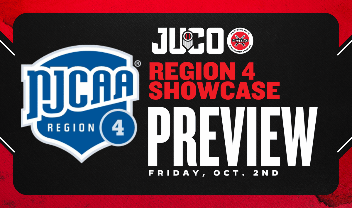 PB_JUCO's tweet photo. 𝗥𝗲𝗴𝗶𝗼𝗻 𝟰 𝗦𝗵𝗼𝘄𝗰𝗮𝘀𝗲 𝗣𝗿𝗲𝘃𝗶𝗲𝘄

On Friday, Oct. 2, The Rock Sports Complex hosts the Region 4 JUCO Showcase featuring need-to-know prospects at 22 programs than can contribute at the next level. 👀

🗒️ https://t.co/2DyX9XaV8d 

@PBTourney | @PrepBaseballWI | @PrepBaseballIL | @PrepBaseballMN