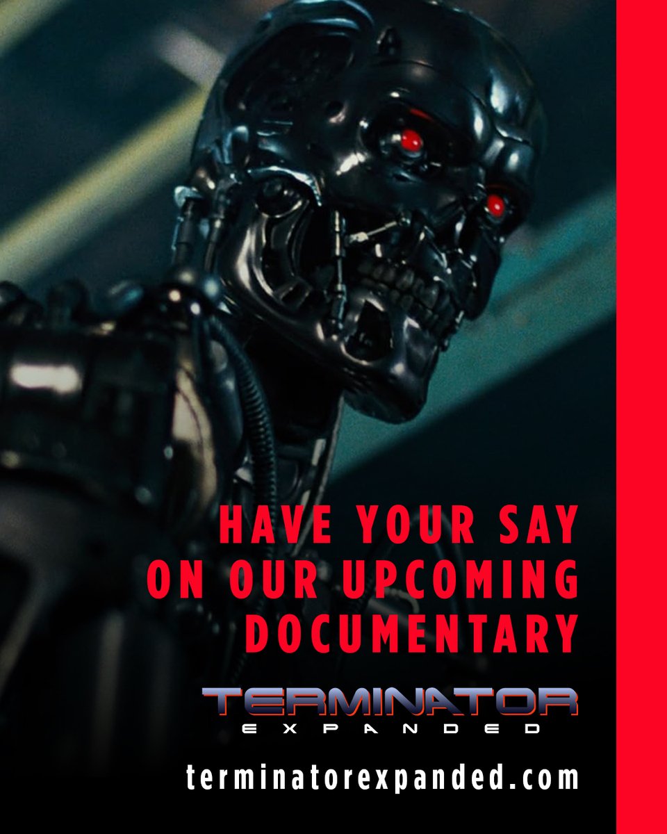 terminatorexp's tweet photo. The synopsis for TERMINATOR EXPANDED is now open to the public, and we want to hear your thoughts! Head to the link below to read it and offer feedback on where you'd like to see this documentary go.

https://t.co/gViejfoLu5 https://t.co/3dbJRe610U