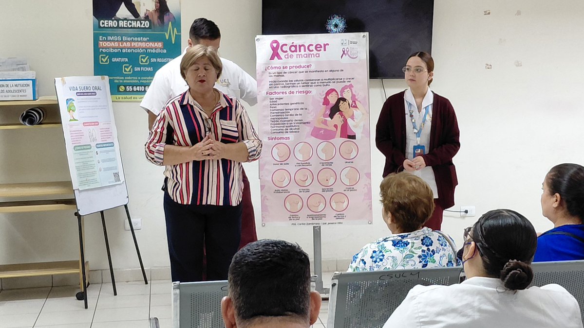 csuLOMASDMADRID's tweet photo. Platicas del cuidado del Adulto Mayor y C
Prevencion del Cancer de Mama https://t.co/QL1rplrHBn