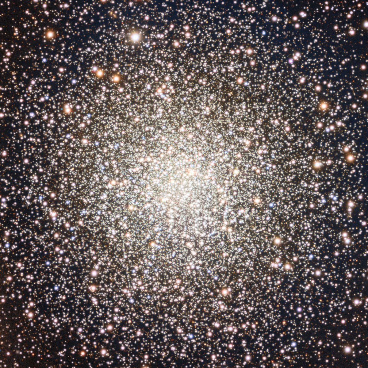 NOIRLabAstro's tweet photo. Looks like a pile of glitter? Think much, much older. ✨

This is NGC 6723, a globular cluster also known as the Chandelier Cluster. 

📷 Dark Energy Survey/DOE/FNAL/DECam/CTIO/NOIRLab/NSF/AURA https://t.co/w0H383oLLR