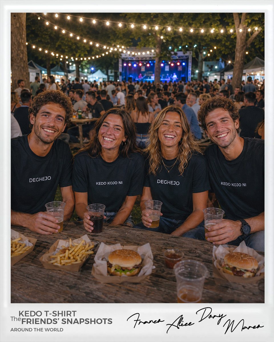 Hiddenval's tweet photo. The Kedo &amp; Deghejo Snapshots.
Different places. Different passions. Different stories.
United by the same spirit.
The journey of our T-shirt around the world continues—one snapshot, one encounter, one postcard at a time.

#KedoKojoNi #Deghejo #GraphicTee #BlackTee #MinimalStyle https://t.co/kjB3vRJVSc