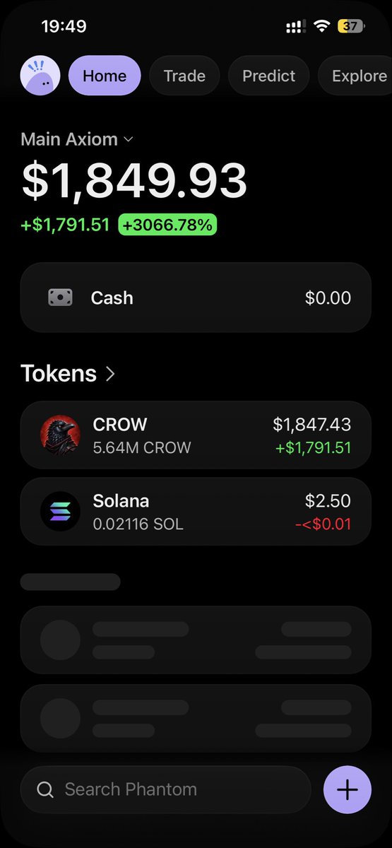 NotMetr000's tweet photo. @Vibatron $CROW for sure https://t.co/FgAet4g59I