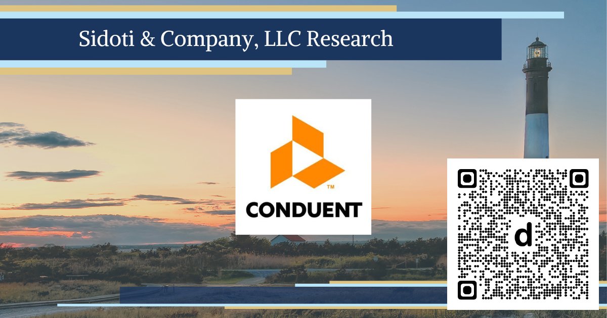 SidotiResearch's tweet photo. New research today on @Conduent $CNDT #sidotiresearch
Read note: dlvr.it/TVknY4
#investing #smallcap #microcap https://t.co/CGDlMYPTJQ