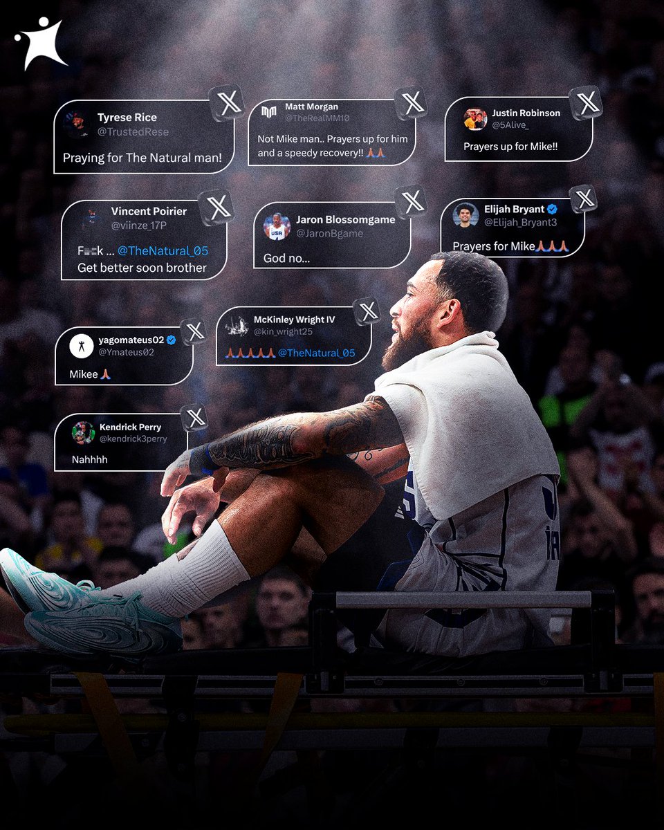 BasketNews_com's tweet photo. Mike, the entire basketball community is behind you, sending prayers, love, and strength your way ❤️

Stay strong 🙏 https://t.co/Ap07afdaZn