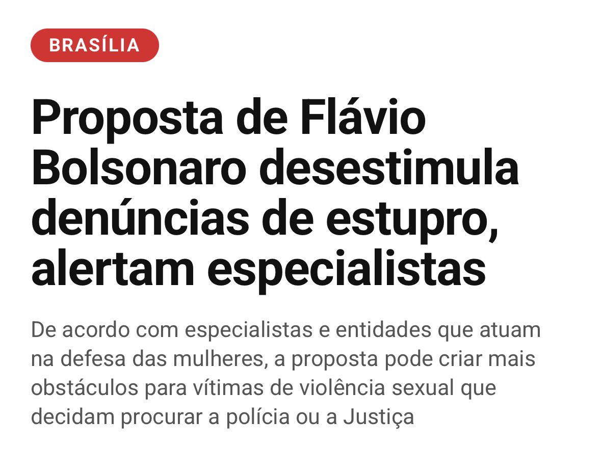 GuilhermeBoulos's tweet photo. Flávio Bolsonaro quer o voto das mulheres, mas sabe o que ele fez pelas mulheres?

Apresentou um projeto que intimida e desestimula vítimas de violência sexual a denunciarem seus agressores!!!

Sem falar que escolheu como vice Alfredo Gaspar, alvo de pedido de investigação por suspeita de estupro de vulnerável.

Entre o estuprador e a vítima, está claro quem Flávio Bolsonaro defende.