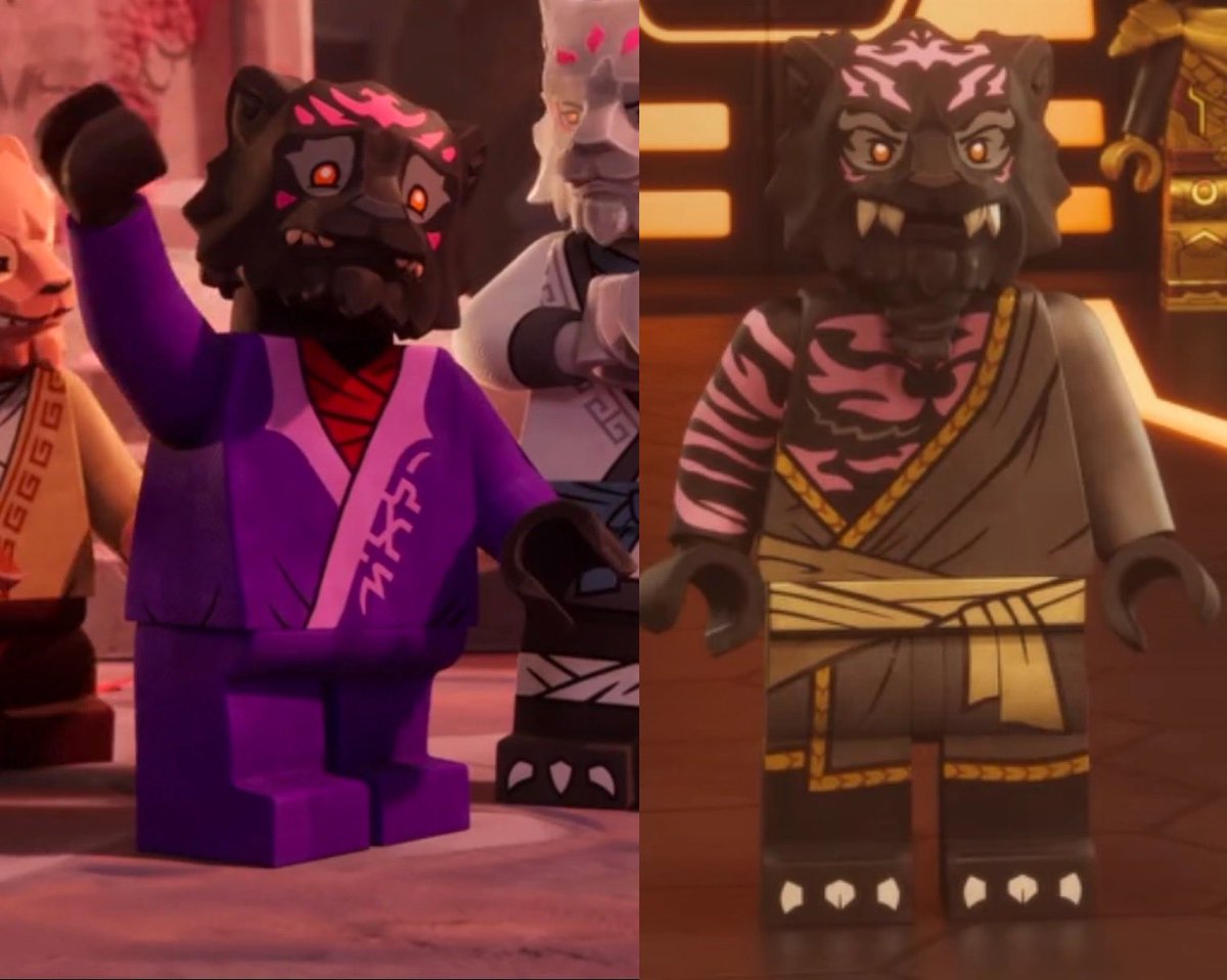 StormingZee's tweet photo. Something I like about all of Ras’ minifigures is that he never wears anything Tiger Tribe related (outside of show flashbacks) and instead dresses similar to the group he aligns himself with. Zilvar was a nice contrast by still wearing Tiger Tribe armor as a gladiator. https://t.co/4zFjP9YBAH