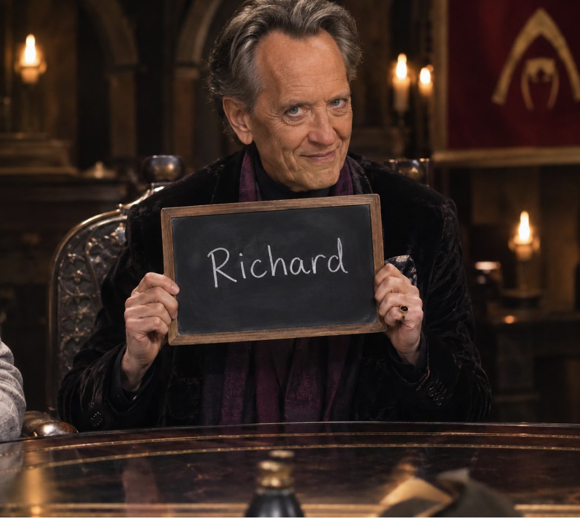 lace2509's tweet photo. Richard at the first round table 
#celebritytraitors #thecelebritytraitors https://t.co/zGaFe1RECP