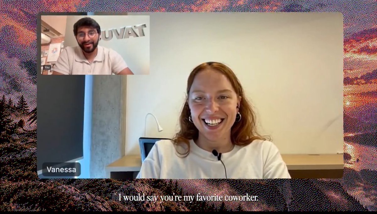 DevDenzo's tweet photo. What a creepy smile @tavus https://t.co/tVNKJn8zvv