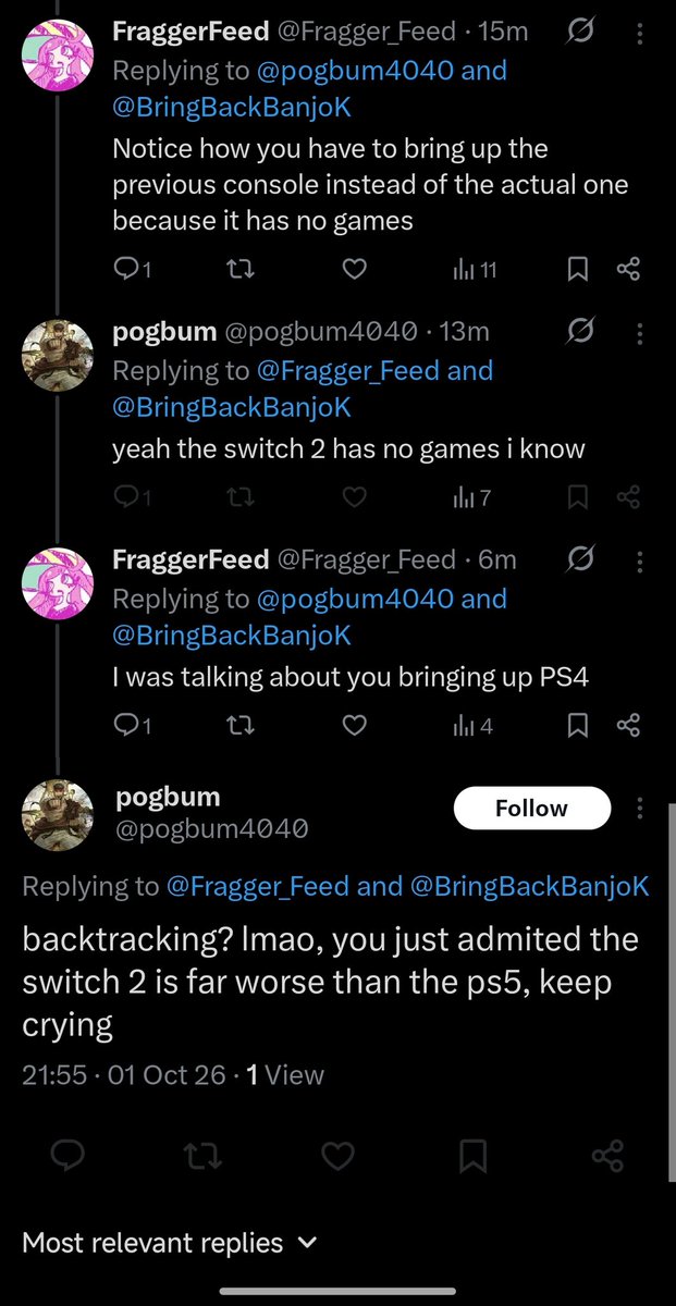 Fragger_Feed's tweet photo. This dumbass blocked me because he knew he couldn't argue that PS5 has no games https://t.co/2bVMdb598c