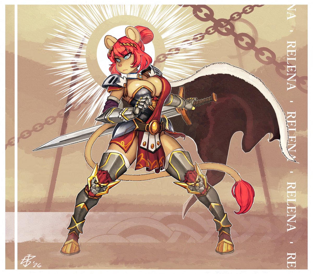 HeadofNights's tweet photo. ⚔️ Relena 🦁 

Vgen Commission for @Falsecreator35 
#ArtsOfNighto💀 https://t.co/tux0XUgiF3