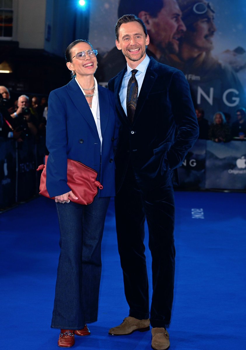 bestoftwh's tweet photo. 📷NEW| Hayley Atwell supporting Tom Hiddleston at the premiere of his new film Tenzing. https://t.co/kiz7M3T4yU