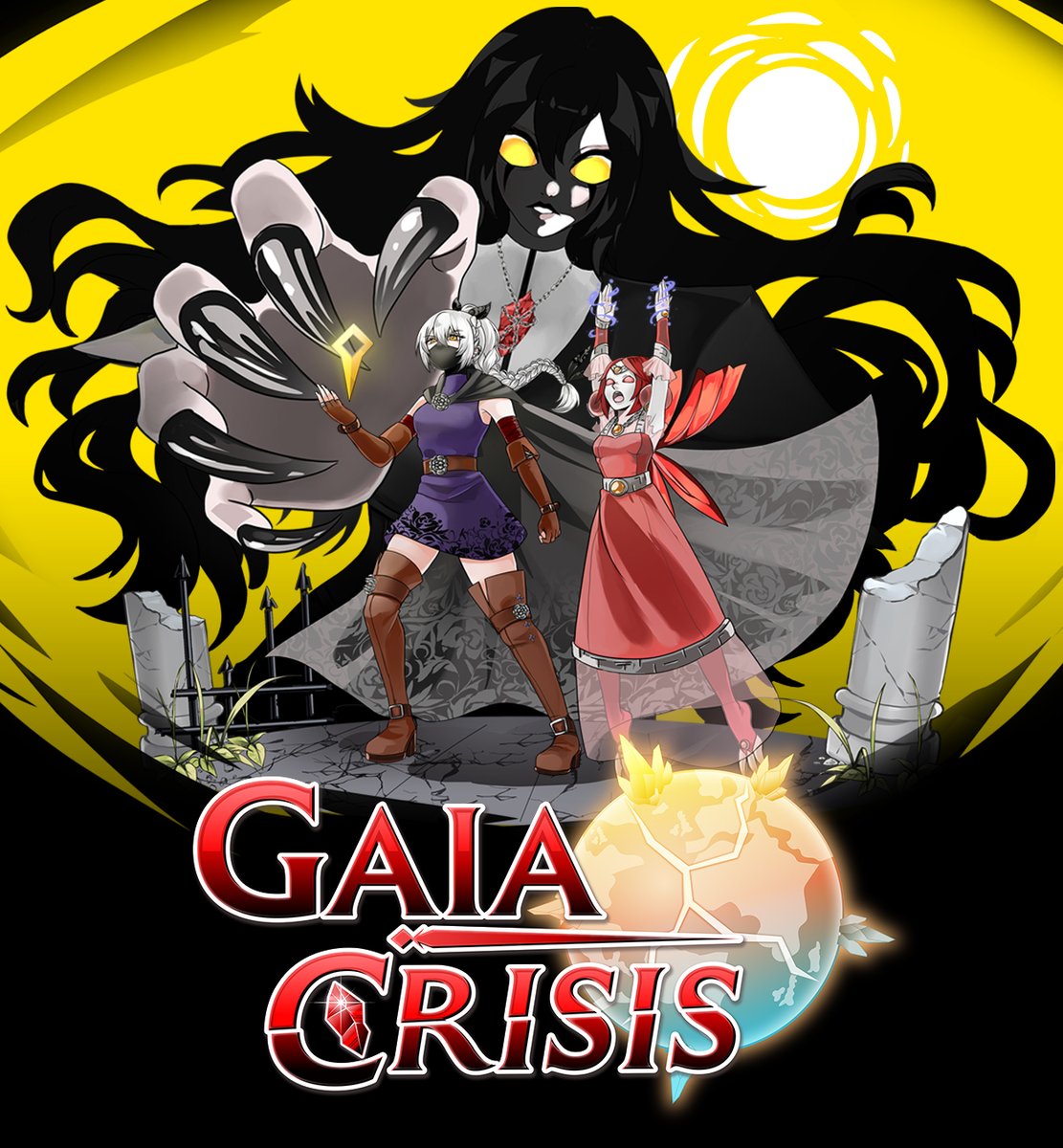 InvertMouse's tweet photo. Hi everyone! We’re happy to introduce our new game, Gaia Crisis, an action-horror title that takes place 1000 years after Clea. It’s the spiritual conclusion to the War Maiden saga but can be enjoyed as a standalone experience.

Hope you can check it out 😊! https://t.co/CMxlOtYVGc