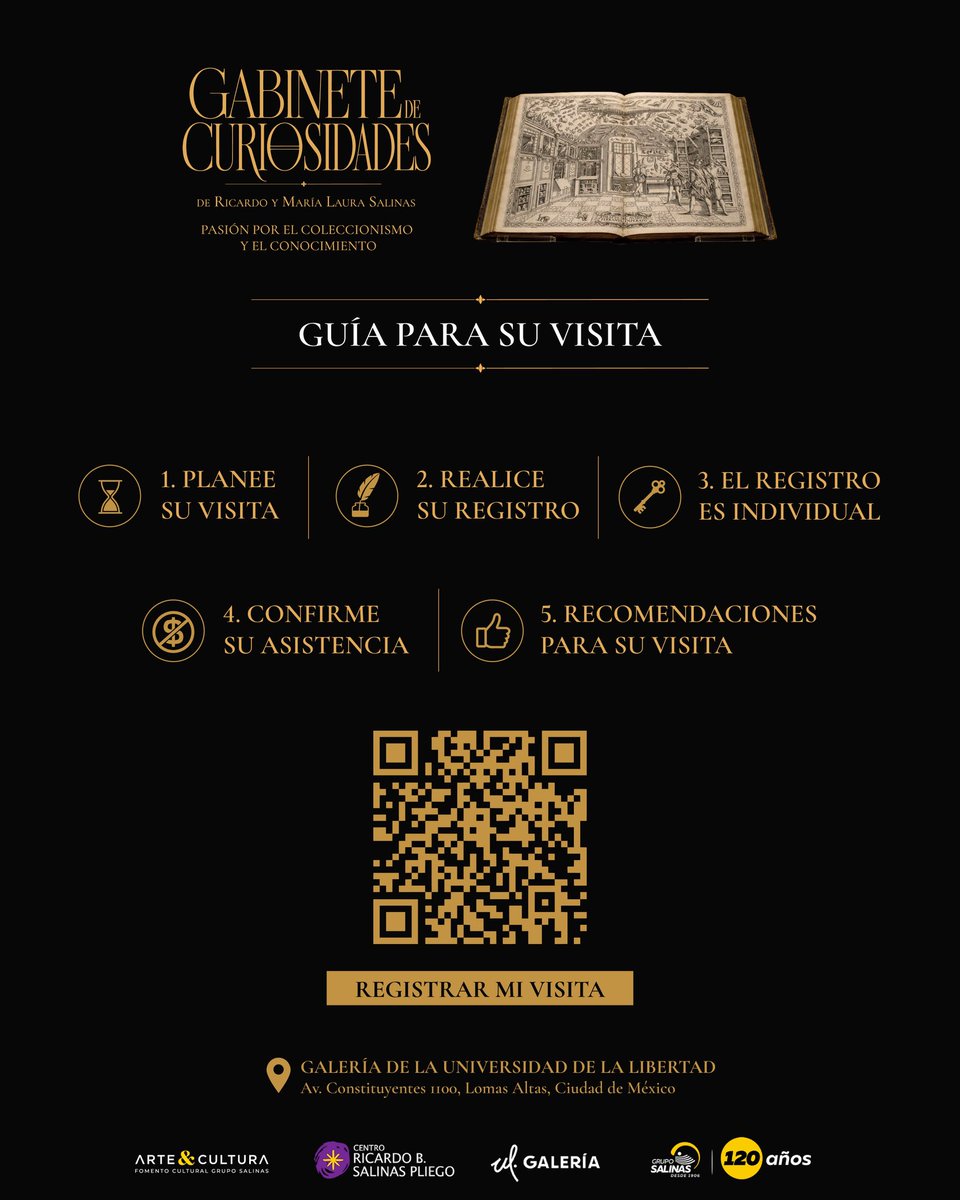 arteculturacrsp's tweet photo. ¿Aún no visitas Gabinete de curiosidades de Ricardo y María Laura Salinas. Pasión por el coleccionismo y el conocimiento?

¡Te esperamos pronto!  Regístrate aquí: https://t.co/JT5TEi9mVJ 

Galería de la Universidad de la Libertad Av. Constituyentes 1100, Ciudad de México. https://t.co/2gmIpO6IVP