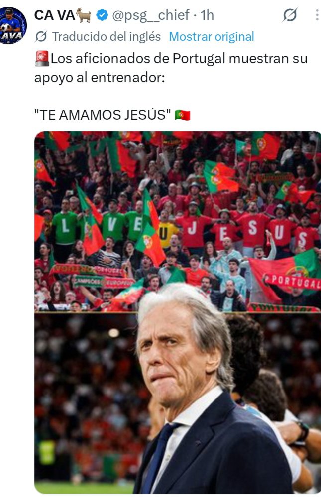 JenniffR41525's tweet photo. @ArielipilloPlus Los aficionados de Portugal quieren ganar y dan su apoyo a Jorge Jesús @ArielipilloPlus 
El jugador de Dinamarca se enoja porque con Cristiano no hubiesen perfido https://t.co/59MSPFojqF