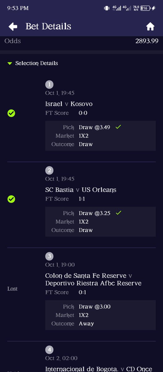 D_Richaman's tweet photo. If not for Argentina , we would have been on 5 in now . 
Regardless , ✅✅✅✅❌ .
Hopefully, 6/7 comes home for those that flex or edit. 

We're winning tomorrow 🙏 https://t.co/QN5916oBAr
