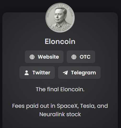 finalelon_sol's tweet photo. Our @dexscreener page is now updated with the official site, @otcprotocol, our X account, and now, the new Telegram group!

Hop in and chat!

💫https://t.co/lM0U04hFjD https://t.co/vPol29Mb6X