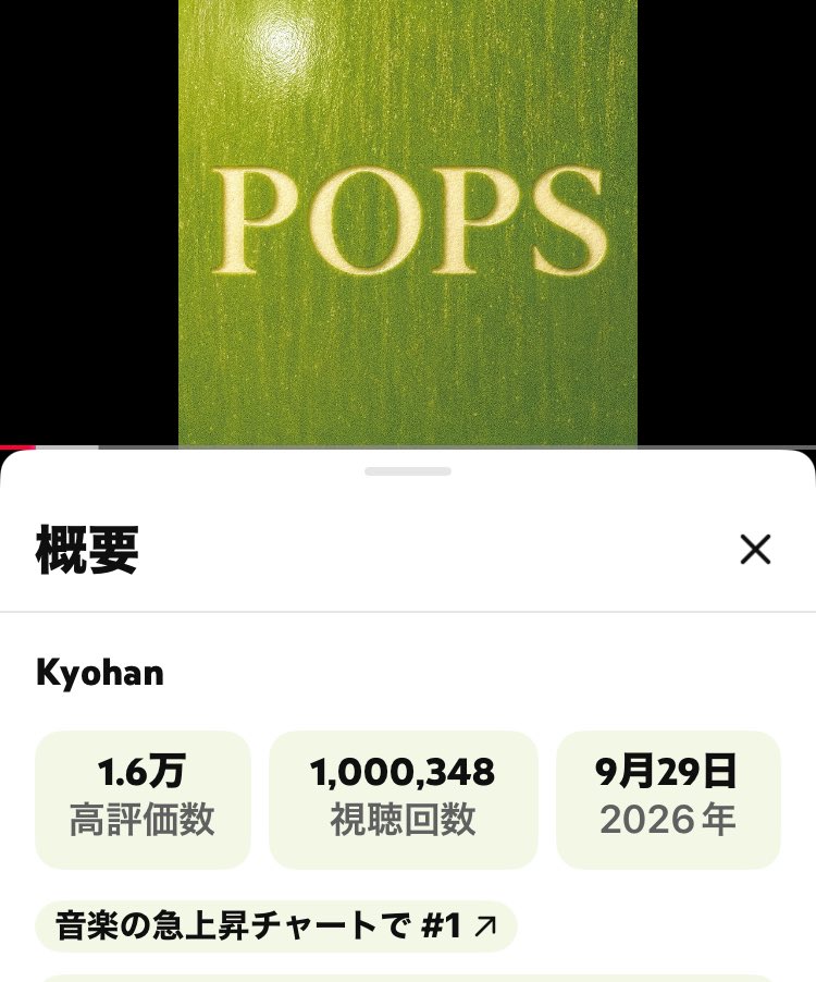 9koeadZwFK14802's tweet photo. #MrsGREENAPPLE
#Kyohan 
#ミセス共犯
#ミセスPOPS
（6thフルアルバム💿）

YouTube再生回数100万回

おめでとうございます
㊗️🎊👏

https://t.co/H0FtM4vESt @YouTubeより https://t.co/MXUAw5HtKg