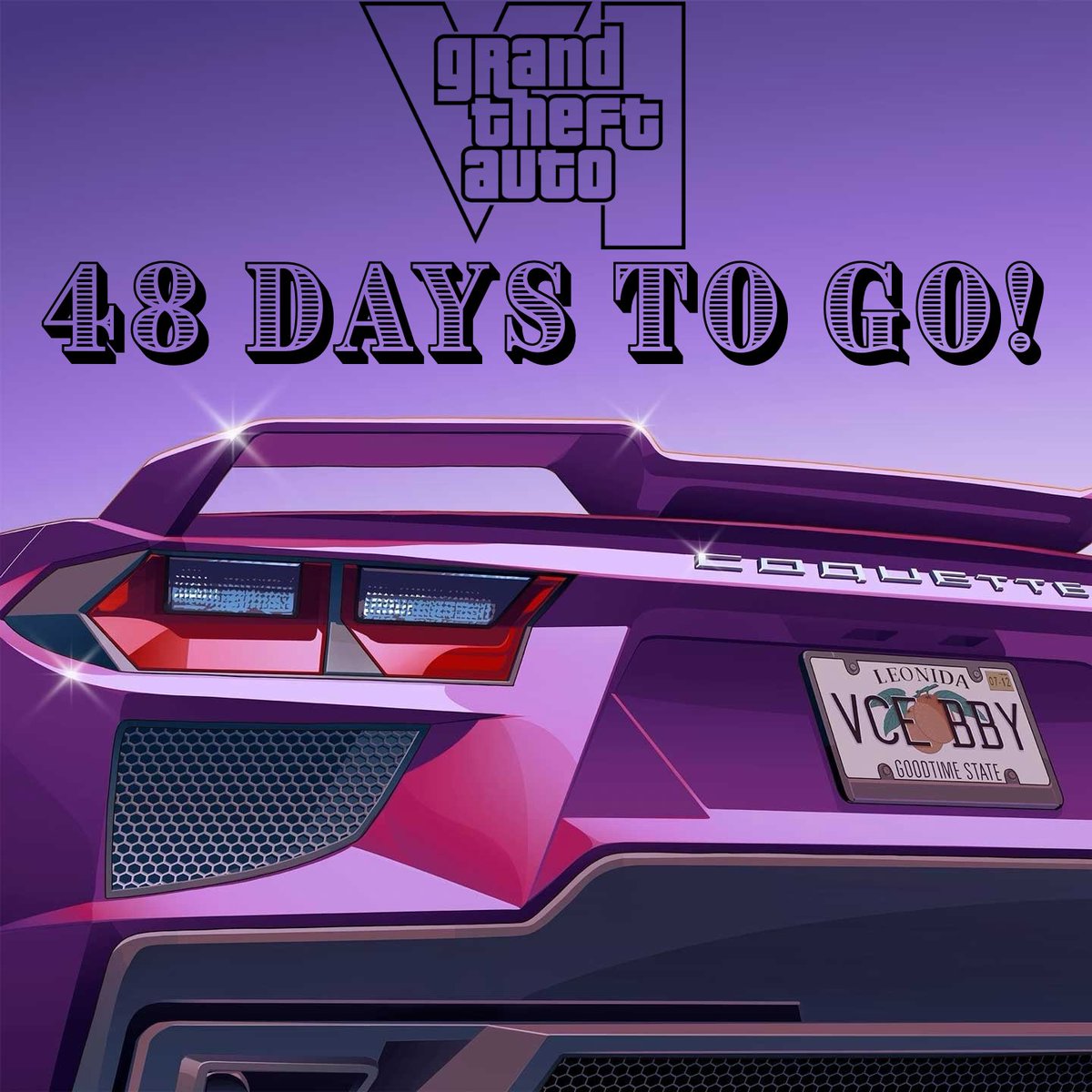 Yasser_3j's tweet photo. تبقى 48 يوم فقط على إصدار GTA VI و 41 يوم على بدء التحميل المسبق🌴 https://t.co/CRHXSqSbI9