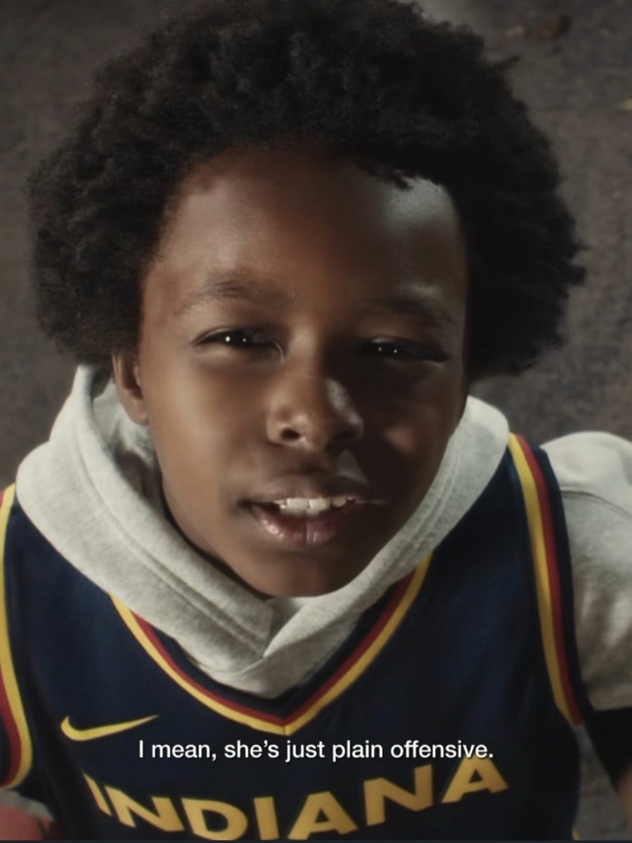 caitlinclarksty's tweet photo. The kid in the Nike Caitlin 1 commercial has spoken 👏 Go Mark 🎥 https://t.co/3fmwsUhlwF