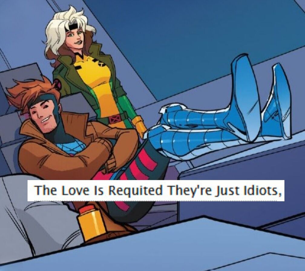 PunkerDuckie's tweet photo. They'll figure it out 

#romy #rogueandgambit #gambitandrogue #gambit #rogue https://t.co/urbI98jgSB