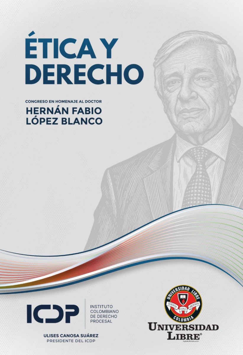 I_C_D_P's tweet photo. 📖 ¡Ya están disponibles las Memorias del XLVII Congreso Colombiano de Derecho Procesal!

El Instituto Colombiano de Derecho Procesal y la Universidad Libre presentan la publicación oficial del Congreso 2026. Reúne las ponencias y reflexiones de los juristas que participaron en el encuentro académico más importante del Derecho Procesal en Colombia.

Descarga gratuita

Es una consulta obligada para abogados, jueces, docentes, investigadores y estudiantes que quieren estar al día con los debates actuales del proceso.

Descárgalas aquí:
https://t.co/bdCrnQAvJ2

Más información en https://t.co/2wkZLWsYJU