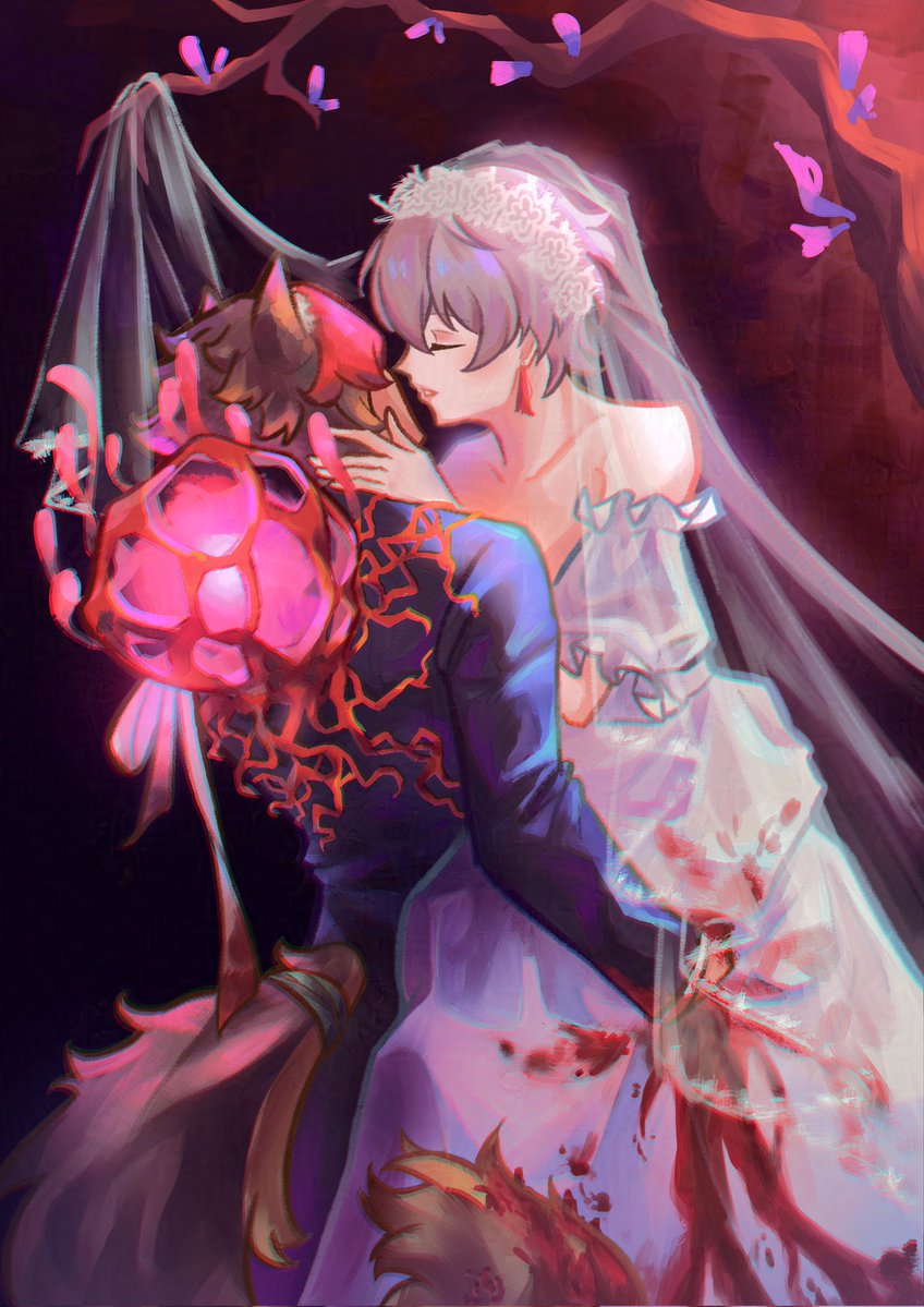 eggcheeseham's tweet photo. wedding day
#komawise #狛アキ https://t.co/b3EYfhiqKC