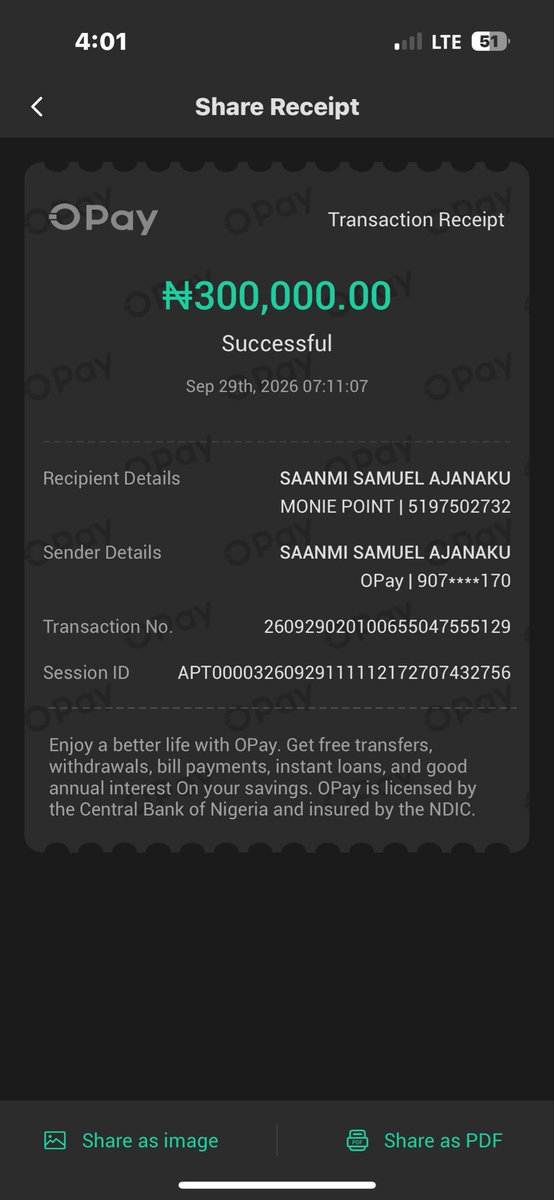 lindasandr92583's tweet photo. @cuteshuga22 @OPay_NG But you didn’t go to there office Omo me I no fit leave my 300k ooo my school fee I did the transfer from my opay to my Monipoint and this shit happened https://t.co/hraGzwKP8J