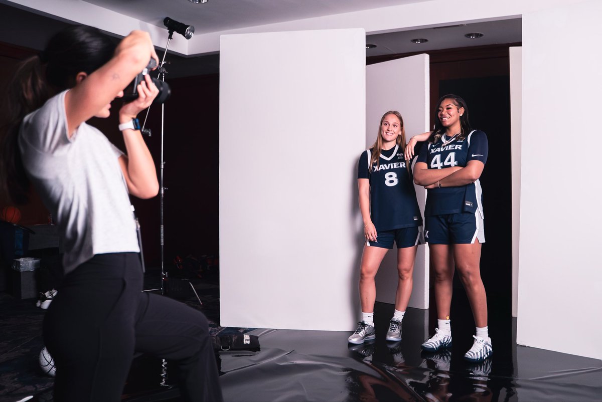XavierWBB's tweet photo. BIG EAST Media Day 🏀🗽🎬

#MindOnMarch | #LetsGoX https://t.co/9Ry3jV1Ckt