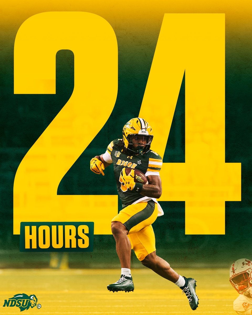 NDSUfootball's tweet photo. Let the countdown begin... https://t.co/xHgpL9MYUW