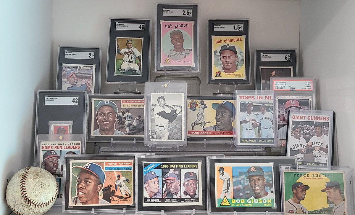 coryhansen16's tweet photo. 2 Griffey shelves
1 Die-Cut or Acetate only #thekid
1 Favorite Griffeys
1 Acuña shelf #chopon https://t.co/ebWXVLa5JF
