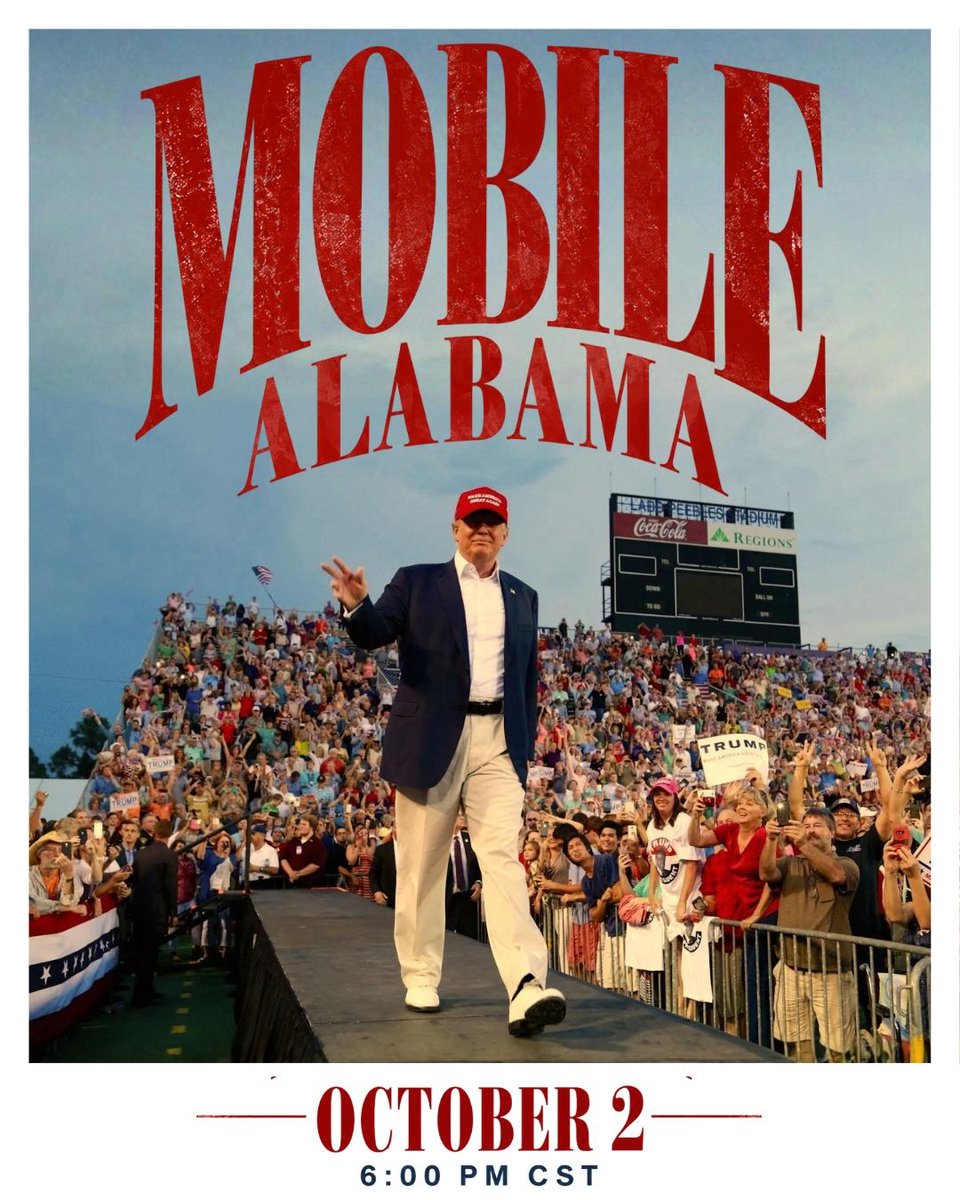 Republicans's tweet photo. 🚨🚨 ALABAMA &amp; FLORIDA: HE’S BACK!

You won't want to miss it! https://t.co/BJfUZ73Zhp