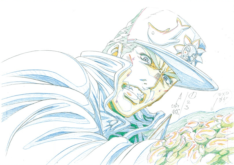law_etienne's tweet photo. For as rough as DiU was, it did have some major gems tucked in and around it. 

Pierrot's Coop, with a spectacular participation by Naruhito Sekikawa, is still one of the coolest looking in ALL of JoJo. 

A fully Solo-Animated effort by him, with design work, inbetweening and AD https://t.co/ARwCjSzPdc