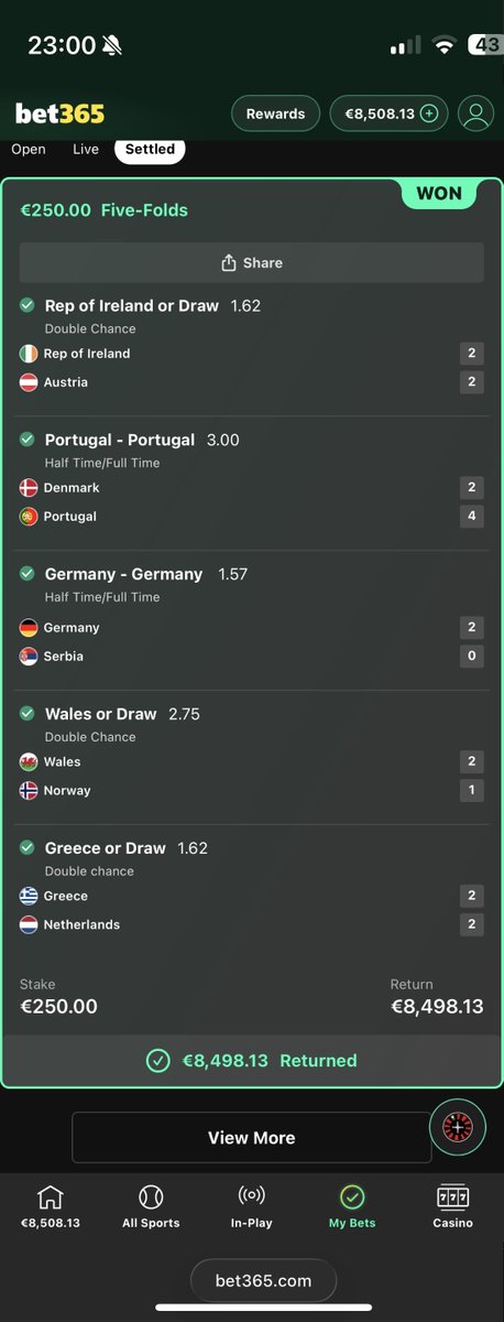 tipsbyomar's tweet photo. Five Fold bet on. 
How did I do? 

#football #uefanationsleague https://t.co/gRsVOm3ou6