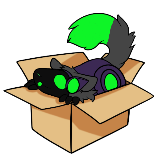 Nufluff's tweet photo. fluff being a goober https://t.co/o8OdTqPknL
