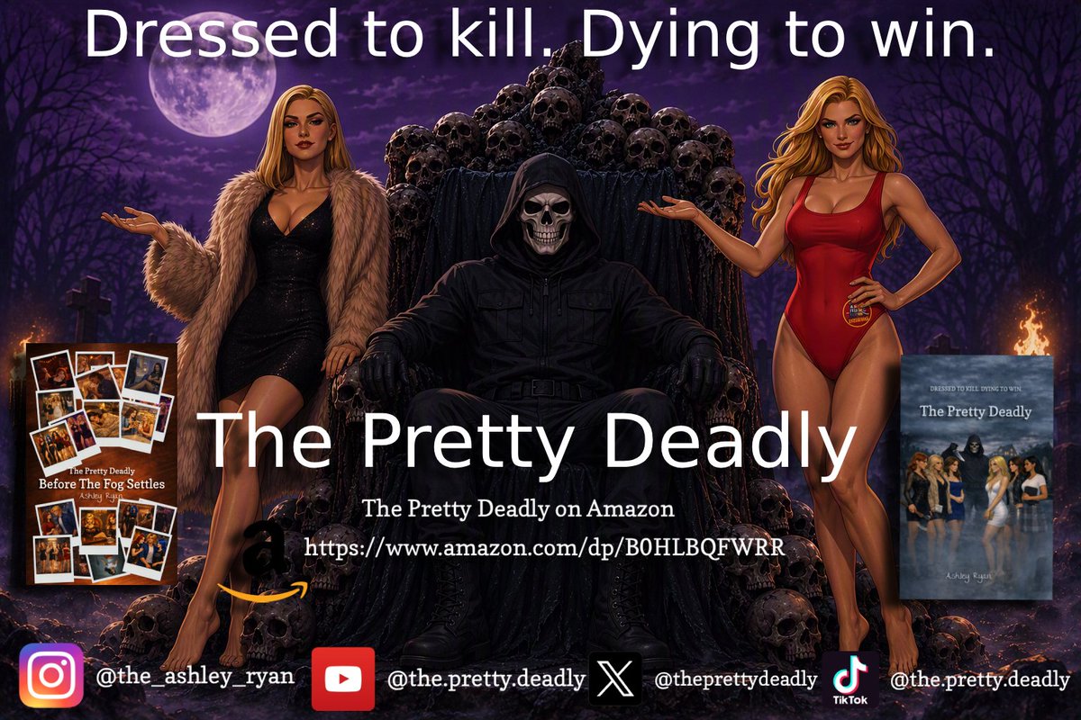 theprettydeadly's tweet photo. Spend Spooky Season with The Pretty Deadly. 🎃💀👻🖤

In Shadows Falls, nobody wants to be forgotten.

And some will kill to ensure they never are.

#Halloween #SpookySeason #HorrorBooks #HalloweenReads https://t.co/lvR7kqmpvi