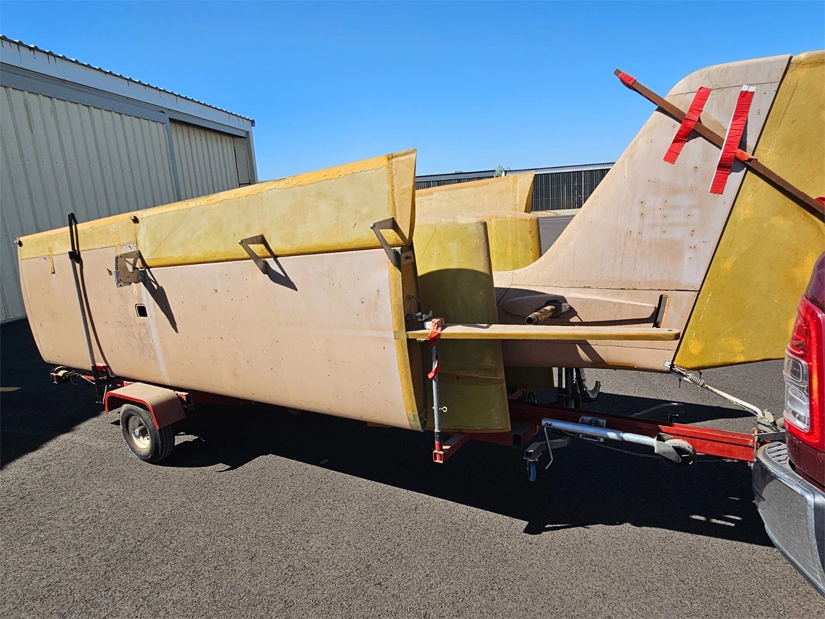AeromediaLLC's tweet photo. Europa XS Kitplane Project For Sale: “Comes With Self-Loading Trailer”: https://t.co/zrPb86EaAM https://t.co/tO95P3kd4K