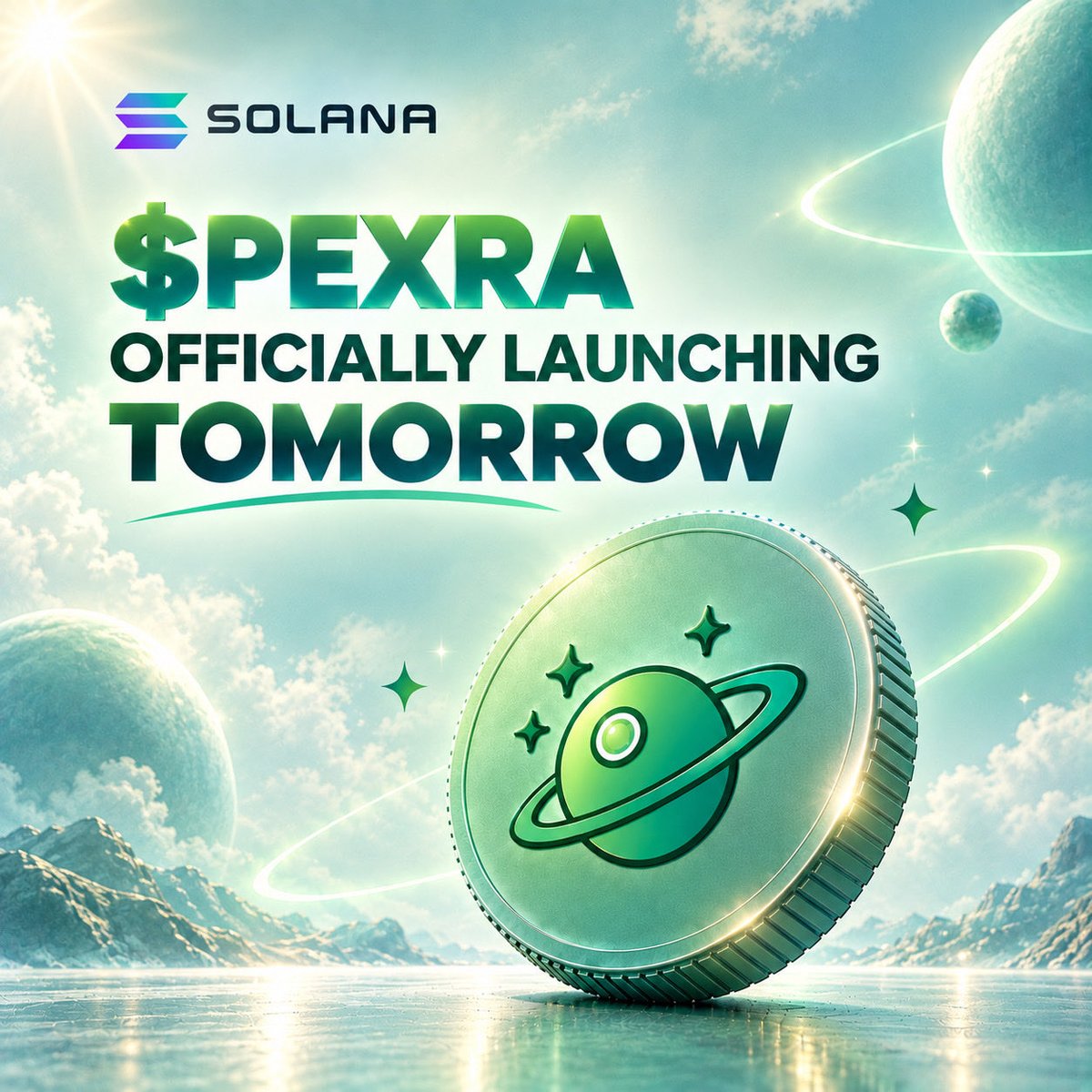 PexraFun's tweet photo. We are launching Tomorrow at 14:00 UTC 🪐

$PEXRA is a decentralized meme coin built on #Solana

First 2,500 Address 14,000,000 $PEXRA
Follow, like, RT (Drop your $SOL wallet)

Snapshots 12 hours https://t.co/shETfWKpHK