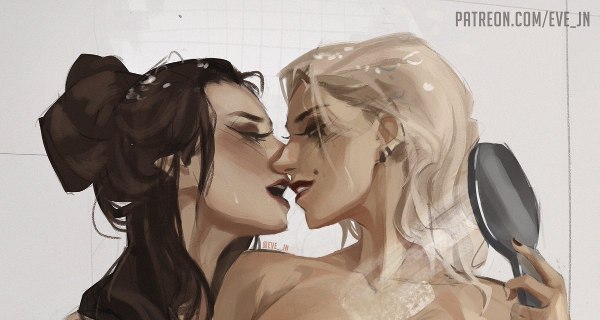 EveJn's tweet photo. in honor of Ashe's birthday🧡#overwatch https://t.co/Ioq6xx7zPd