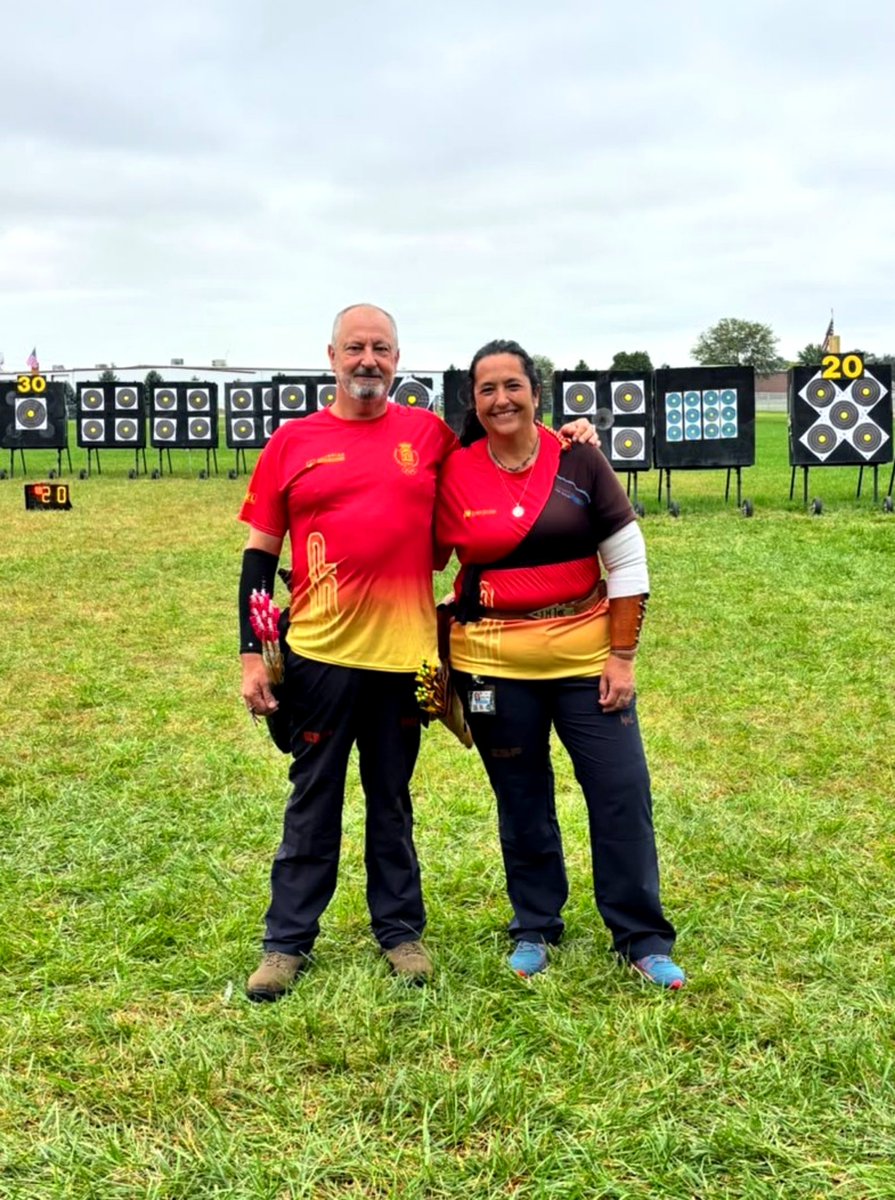 RFETA's tweet photo. #WA3DCYankton26

No tuvimos suerte con los otros dos equipos mixtos clasificados para la fase eliminatoria, ya que han caído eliminados en cuartos de final:

Tradicional mixto
🇪🇸 127:136 🇺🇸
Longbow mixto 
🇪🇸 83:103🇫🇷

Ánimo #TeamRFETA https://t.co/Lza3iQuCWy