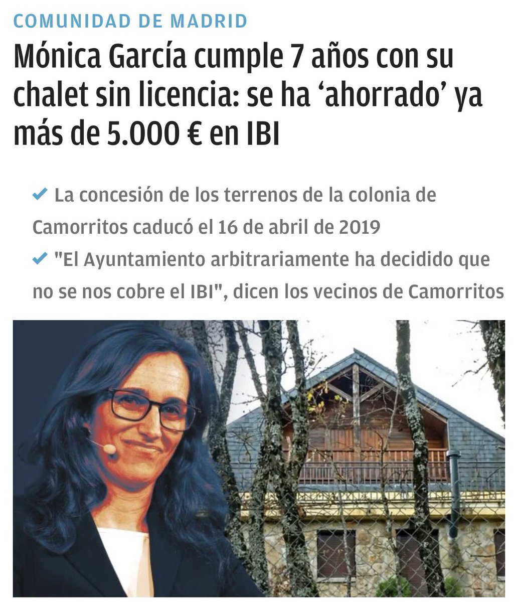 eldar2001sin's tweet photo. @Monica_Garcia_G Y la tener una vivienda ilegal https://t.co/knuP2E5KWU