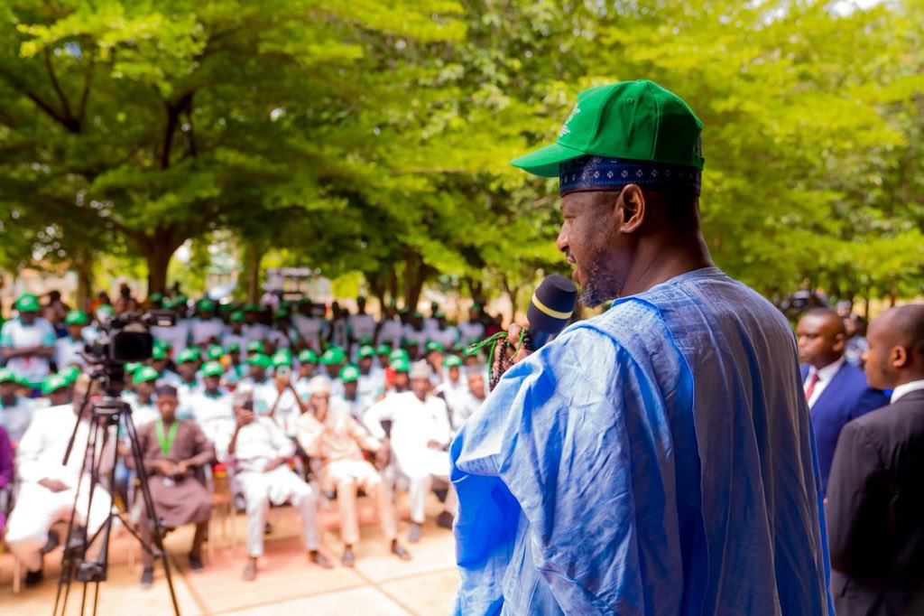 dikko_radda's tweet photo. The inauguration of the training exercise for Third-Batch SONGHAI Agripreneurs. 

Yesterday, I inaugurated the training exercise for the third batch of 361 young agripreneurs under our Agripreneurship Training Programme at the Training Centre in Dutsin-Ma.

I also used the opportunity to assess the ongoing activities at the centre and engage with the trainees to understand their needs and the areas where government can provide additional support.

We are not training young people simply to become job seekers. We are equipping them with practical skills, knowledge and the entrepreneurial mindset to build sustainable businesses, become employers of labour and contribute to the development of their communities.

To further strengthen the programme, I have directed that the 2027 budget should make provision for the upgrading of the Agripreneurship Training Centre and the expansion of its capacity.

We will also increase enrolment from one trainee per ward to three trainees per ward. With 361 wards across Katsina State, this will enable us to train more than 1,000 young people under the programme.

To our trainees, I urge you to take this opportunity seriously. Be diligent, courageous and committed to learning. When you return to your respective wards, I expect you to put your knowledge into practice, share your skills with others and create opportunities for more young people.

The government will continue to provide the necessary support, but your determination, discipline and willingness to work hard will ultimately determine how far you go.

This is what our Building Your Future Agenda is about, creating opportunities, developing skills and empowering our young people to become productive contributors to the economic future of Katsina State.

I wish the third batch of our agripreneurs a successful training exercise and look forward to seeing the businesses, jobs and opportunities they will create across our 361 wards.