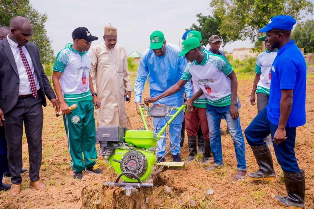 dikko_radda's tweet photo. The inauguration of the training exercise for Third-Batch SONGHAI Agripreneurs. 

Yesterday, I inaugurated the training exercise for the third batch of 361 young agripreneurs under our Agripreneurship Training Programme at the Training Centre in Dutsin-Ma.

I also used the opportunity to assess the ongoing activities at the centre and engage with the trainees to understand their needs and the areas where government can provide additional support.

We are not training young people simply to become job seekers. We are equipping them with practical skills, knowledge and the entrepreneurial mindset to build sustainable businesses, become employers of labour and contribute to the development of their communities.

To further strengthen the programme, I have directed that the 2027 budget should make provision for the upgrading of the Agripreneurship Training Centre and the expansion of its capacity.

We will also increase enrolment from one trainee per ward to three trainees per ward. With 361 wards across Katsina State, this will enable us to train more than 1,000 young people under the programme.

To our trainees, I urge you to take this opportunity seriously. Be diligent, courageous and committed to learning. When you return to your respective wards, I expect you to put your knowledge into practice, share your skills with others and create opportunities for more young people.

The government will continue to provide the necessary support, but your determination, discipline and willingness to work hard will ultimately determine how far you go.

This is what our Building Your Future Agenda is about, creating opportunities, developing skills and empowering our young people to become productive contributors to the economic future of Katsina State.

I wish the third batch of our agripreneurs a successful training exercise and look forward to seeing the businesses, jobs and opportunities they will create across our 361 wards.