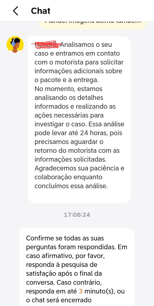CebinRig's tweet photo. Fui furtado em uma entrega da 99 e a resposta do suporte foi essa 🤡 o mercado mandou foto desde embalando, ate entregando ao entregador com a nota e que quando chegou aqui veio faltando itens e com a nota arrancada das sacolas... Dps dessas 24 hrs eles vão so ignorar como sempre https://t.co/V0ZPHumzvD
