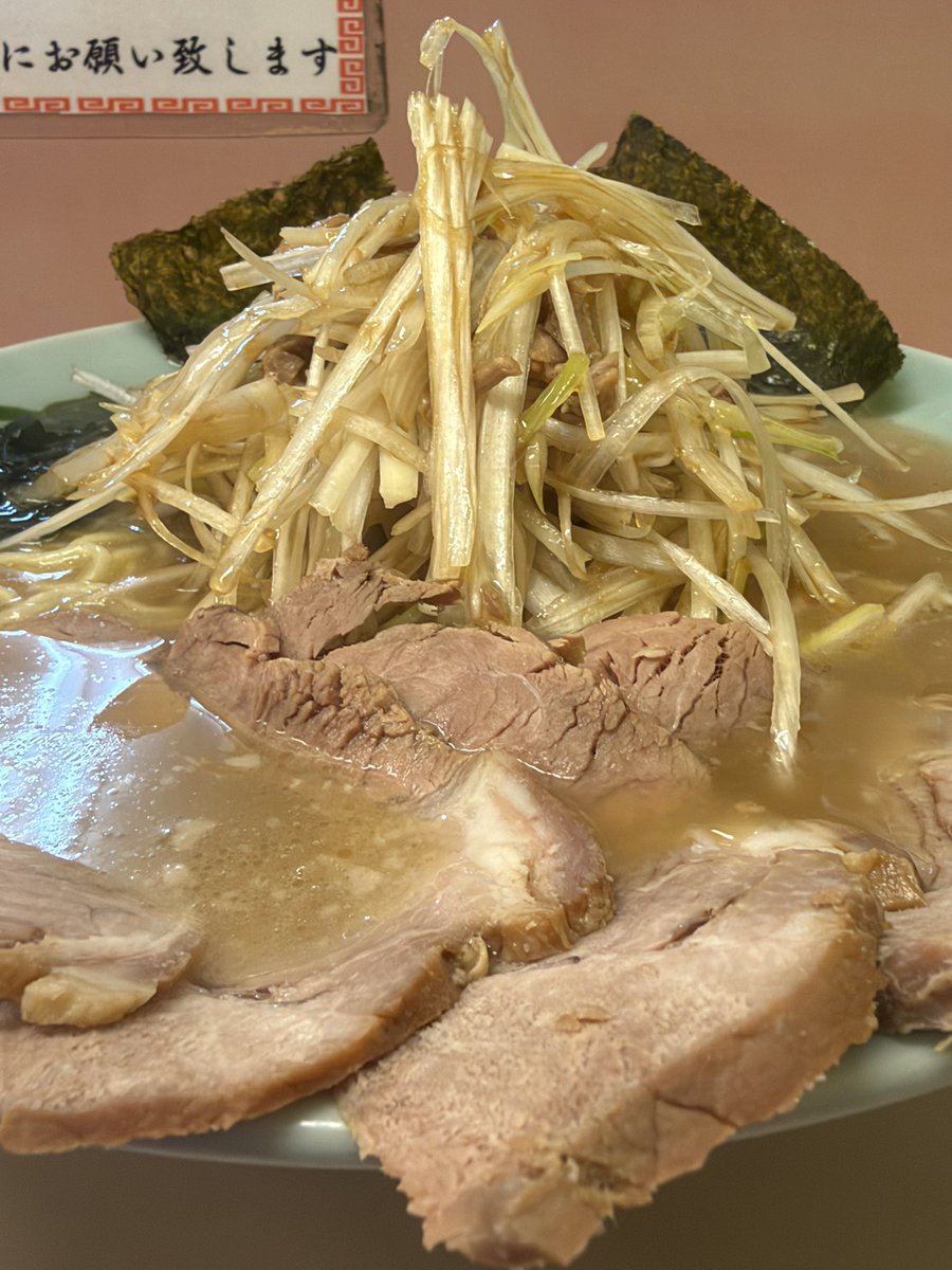 harada_tomohiro's tweet photo. 10/2 𝙵𝚛𝚒.ﾗｰﾒﾝdayのmorning ﾗｰﾒﾝ
ﾗｰﾒﾝｼｮｯﾌﾟ椿 新奥多摩街道店
PPでﾈｷﾞﾁｬｰｼｭｰﾒﾝ(ﾈｷﾞﾏｼ)♡

#羽村 #小作台 #飯能 #ﾗｰﾒﾝｼｮｯﾌﾟ #新奥多摩街道店 #ﾗｰﾒﾝｼｮｯﾌﾟ愛好会 #ﾗｰﾒﾝｼｮｯﾌﾟ同好会 #多摩組 #ｲﾁｲﾁ #ﾗｰﾒﾝ #ﾈｷﾞﾗｲｽ https://t.co/oVFUJ36X9u