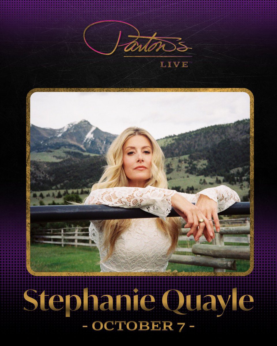StephanieQuayle's tweet photo. We are just days away from The Seeker album release party at Parton’s Live at @DollyParto’s SongTeller Hotel! ✨ 

I can’t wait to celebrate this record with y’all and honor the one and only, of course 🤍🦋

Tickets are on sale now! https://t.co/l9Q9zg9237 https://t.co/bK3cOoSfjB
