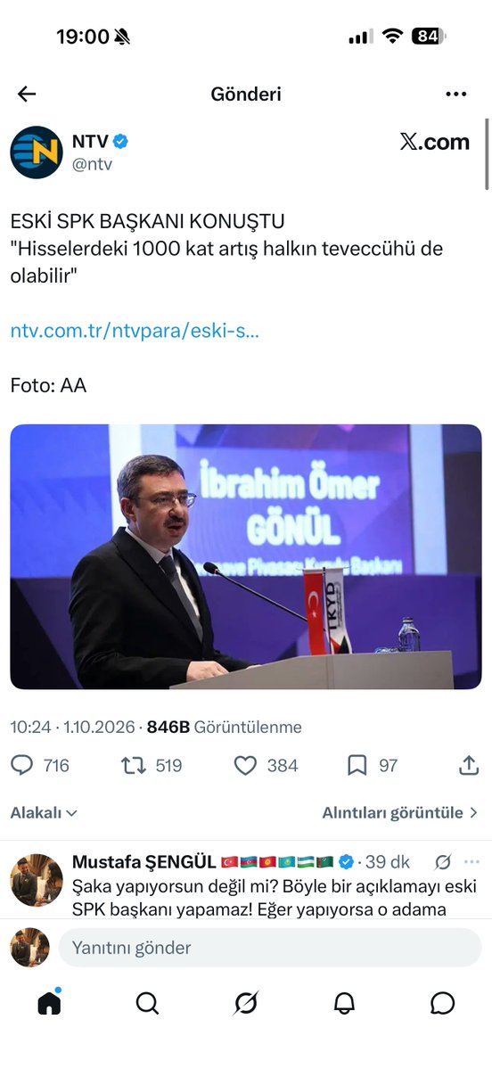 MustafaSngul's tweet photo. 28 yaşında 800 milyarlık vurgunun en tepesinde böyle bir isim olma ihtimaline kim inanır? Ak partililer ve onların sosyal medya silahşörleri buna cevap versinler. 

Onlara göre bu fon vurgunu kumpastı ve seçim öncesi patlatılacaktı ama erken farkedildi diyorlar. 2025 ocak ayından bu yana konuşulan bir konuyu 1.5 yıl bekletip fon patlayınca konuşmak zorunda kaldıklarını söyleyemiyorlar.

28 yaşında 500 bin kişiyi mağdur etmiş ama devletin aklı bu adama müdahale etmeye yetmemiş mi? Yada birileri müdahale mi ettirmemiş? 

Acaba içlerinde Fatma Betül Sayan Kaya gibi daha niceleri var.  Keşke birileri daha piyasaya düşse de ne kadar vahim durumda olduklarını halkımız net şekilde görse.

Ülkemizin her eski SPK başkanının yaptığı bir hisse 1000 kat gidiyorsa halkımızın teveccühü olabilir sözünde geçen halk kelimesi 28 yaşındaki Muhammet, Fatma Betül Sayan Kaya gibilerini kapsıyor.
20 bin tl ile ölmemeye çalışan emekliyi, 28 bin tl ile aç kalmamaya çalışan asgari ücretliyi değil.

Size gelince milyon milyon olan mal varlıkları, farklı kurumlarda aynı kişilere verilen makamlar olur ama vatandaşa gelince torpilsiz hastane randevusu bile olmaz!

Yetki hükümetin elinde. Televizyon karşısında kükremenize hepimiz alıştık ama işin ucu size dokununca istifa dışında hiç icraat göremiyoruz.

Prof. Dr. Özgür Demirtaş’a kulak verin. Yetki istiyor 5 yıllık tüm vurgunları ortaya çıkarırın diyor! Cesaretiniz varsa verin hocaya yetkiyi bakın Sermaye Piyasası nasıl bir noktaya ulaşacak!