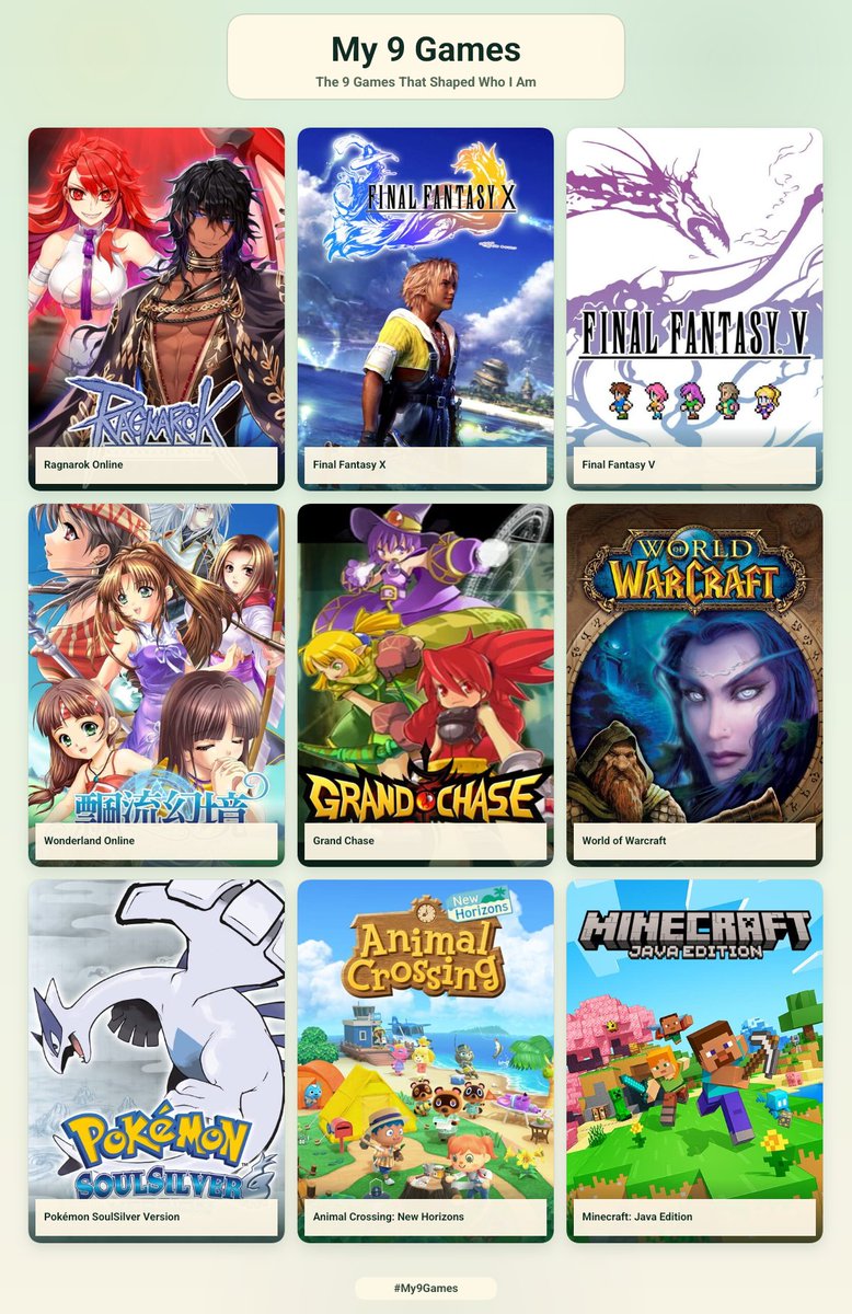 purichan_'s tweet photo. The 9 Games That Shaped Who I Am https://t.co/Hkg2EZcLI3