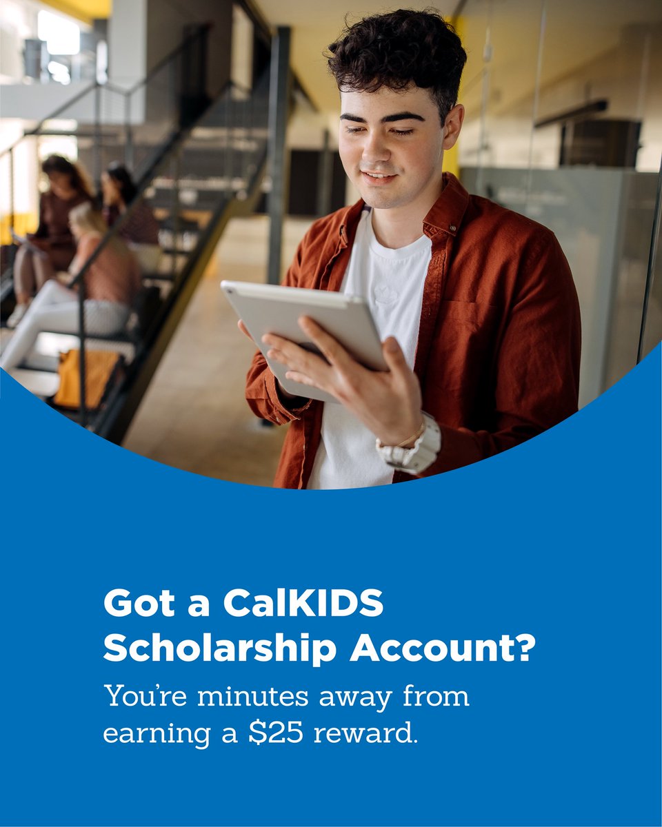 CalkidsProgram's tweet photo. Complete the two listed LifeCents lessons between Oct 1–31, 2026, and you could earn a $25 reward added to your CalKIDS Scholarship Account by Dec 31, 2026. Get started at https://t.co/uWSB8bI6wW. Eligibility restrictions apply. See website for full Terms and Conditions. https://t.co/UDVGvAvveD